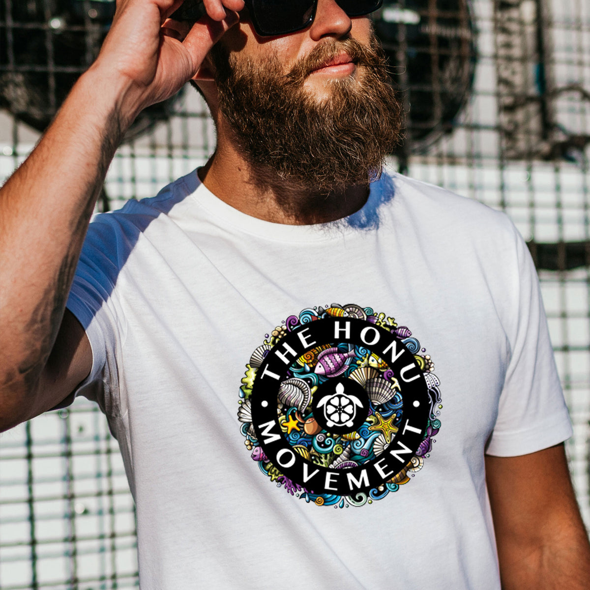 Herren Honu Movement Supporter Bio TShirt The Honu Movement