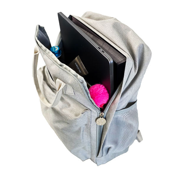 Honu Backpack aus Ozeanplastik - Grau
